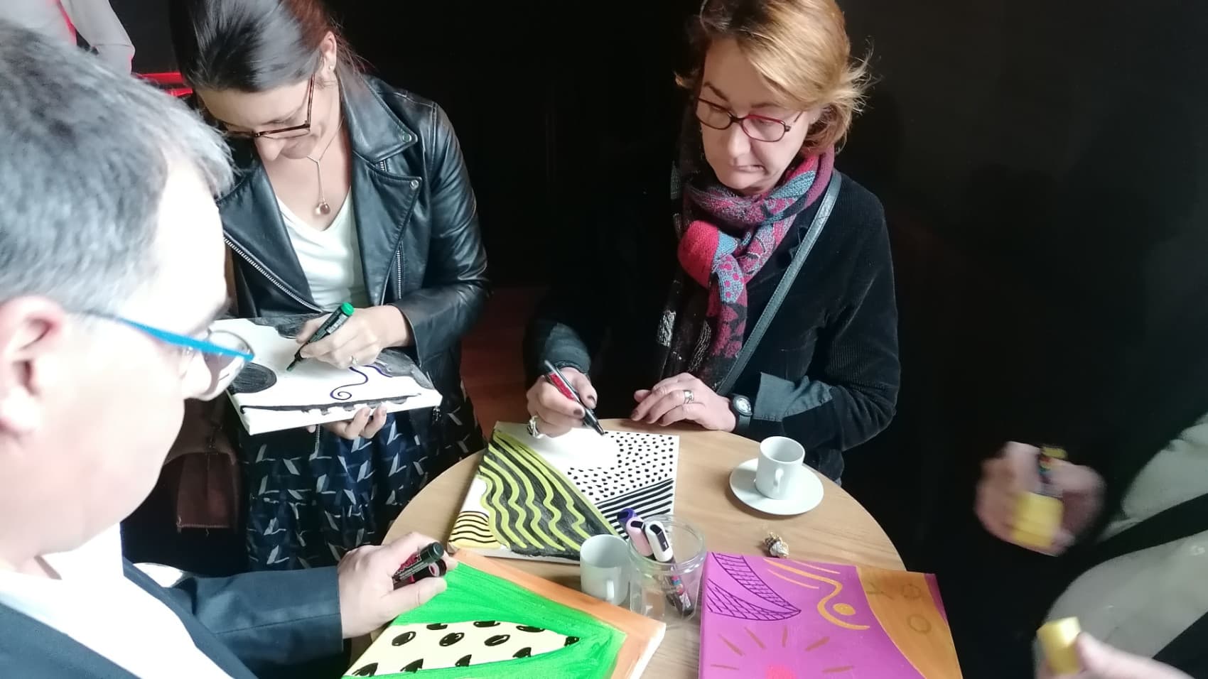 Team building peinture numéro animation artistique création collectif