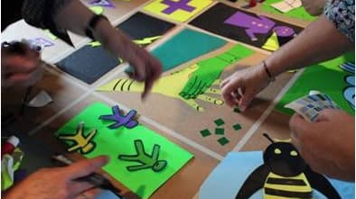 Team building animation Picto art émojis artistique création