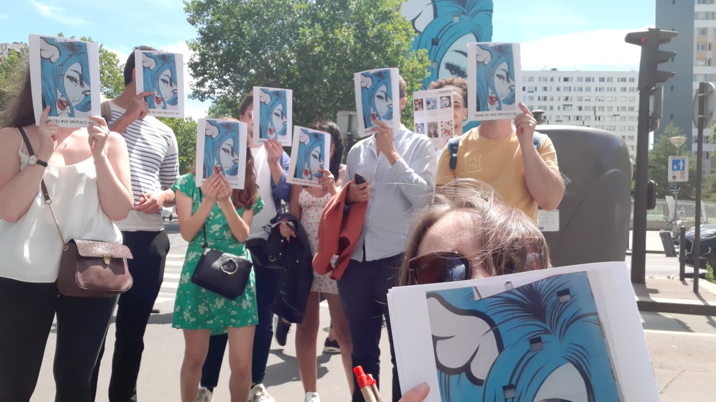 Team building rallye street art jeu de piste Paris chasse au trésor 13ème arrondissement entreprise séminaire