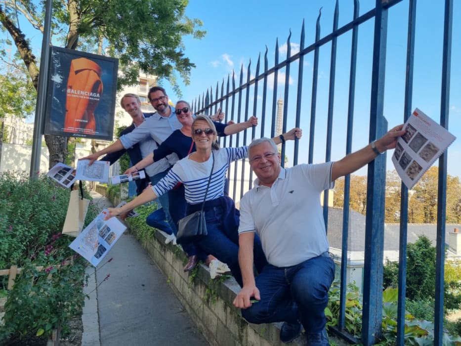 Paris team building rallye Auteuil Passy jeu de piste chasse au trésor 16ème arrondissement